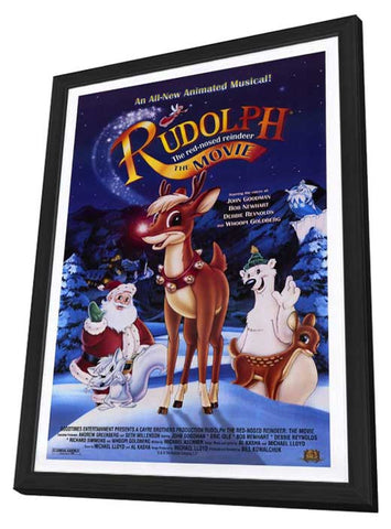Rudolph the Red-Nosed Reindeer: The Movie 11 x 17 Movie Poster - Style A - in Deluxe Aluminum Frame