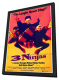 3 Ninjas 11 x 17 Movie Poster - Style A - in Deluxe Wood Frame