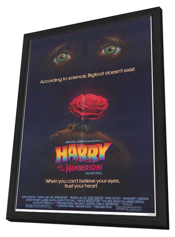 Harry and the Hendersons 11 x 17 Movie Poster - Style A - in Deluxe Aluminum Frame