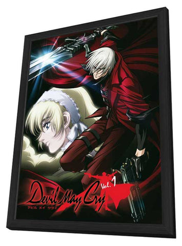 Devil May Cry 11 x 17 Movie Poster - German Style D - in Deluxe Aluminum Frame