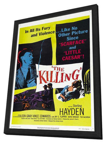 The Killing 11 x 17 Movie Poster - Style D - in Deluxe Aluminum Frame
