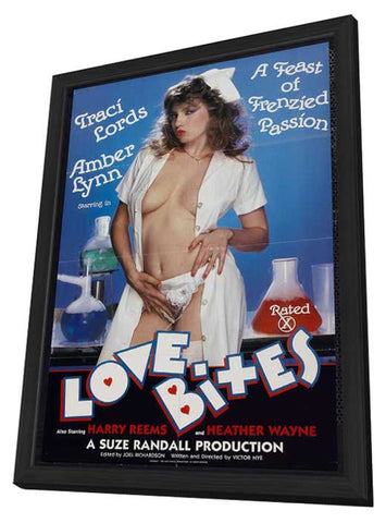 Love Bites 11 x 17 Movie Poster - Style A - in Deluxe Aluminum Frame