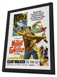 The Night of the Grizzly 11 x 17 Movie Poster - Style A - in Deluxe Aluminum Frame