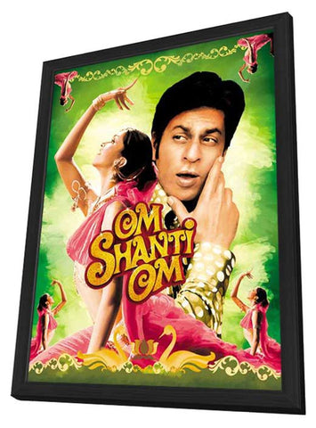 Om Shanti Om 11 x 17 Movie Poster - Indian Style E - in Deluxe Aluminum Frame