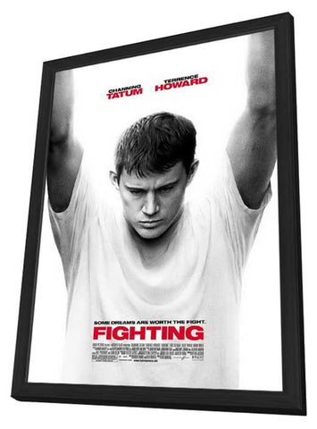 Fighting 11 x 17 Movie Poster - Style A - in Deluxe Aluminum Frame