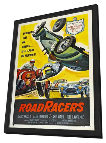 Roadracers 11 x 17 Movie Poster - Style A - in Deluxe Aluminum Frame