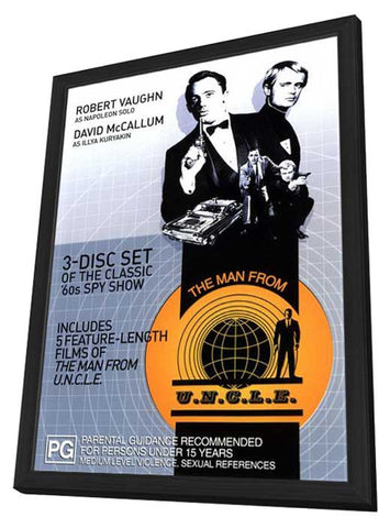 The Man from U.N.C.L.E. 11 x 17 Movie Poster - Australian Style A - in Deluxe Aluminum Frame