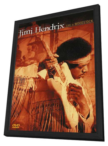 Jimi Hendrix: Live at Aluminumstock 11 x 17 Movie Poster - Style A - in Deluxe Aluminum Frame