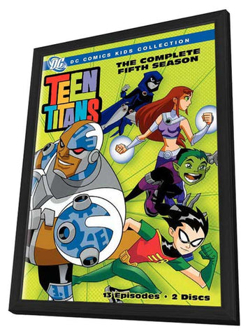 Teen Titans 11 x 17 Movie Poster - Style A - in Deluxe Aluminum Frame