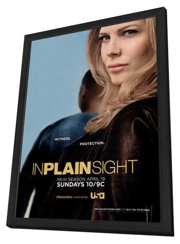 In Plain Sight (TV) 11 x 17 TV Poster - Style A - in Deluxe Aluminum Frame