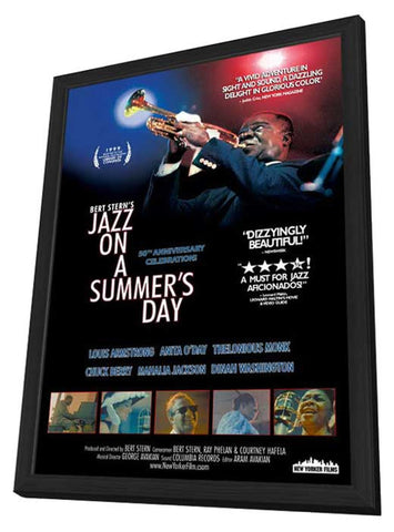 Jazz on a Summer's Day 11 x 17 Movie Poster - Style A - in Deluxe Aluminum Frame