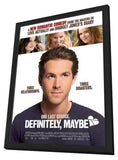 Definitely, Maybe 11 x 17 Movie Poster - Style B - in Deluxe Aluminum Frame