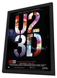 U2 3D 11 x 17 Movie Poster - Swiss Style A - in Deluxe Wood Frame