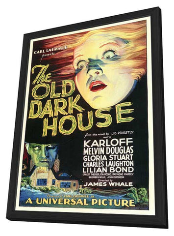 The Old Dark House 11 x 17 Movie Poster - Style A - in Deluxe Aluminum Frame