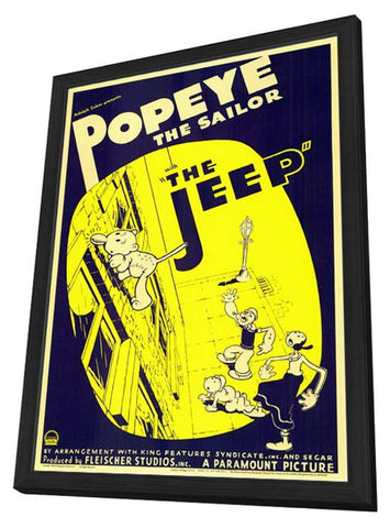 The Jeep 11 x 17 Movie Poster - Style A - in Deluxe Aluminum Frame