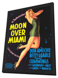 Moon Over Miami 11 x 17 Movie Poster - Style A - in Deluxe Aluminum Frame