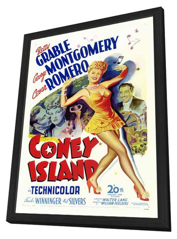 Coney Island 11 x 17 Movie Poster - Style A - in Deluxe Aluminum Frame