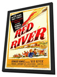 Red River 11 x 17 Movie Poster - Style A - in Deluxe Aluminum Frame