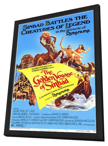 The Golden Voyage Of Sinbad 11 x 17 Movie Poster - Style A - in Deluxe Aluminum Frame