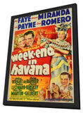 Weekend in Havana 11 x 17 Movie Poster - Style A - in Deluxe Aluminum Frame
