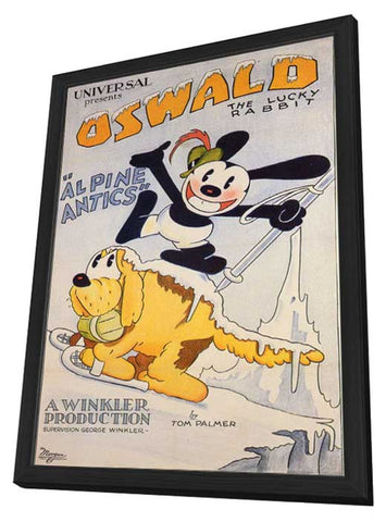 Alpine Antics 11 x 17 Movie Poster - Style A - in Deluxe Aluminum Frame