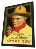 A Debtor to the Law 11 x 17 Movie Poster - Style A - in Deluxe Aluminum Frame