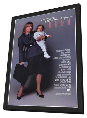 Baby Boom 11 x 17 Movie Poster - Style A - in Deluxe Aluminum Frame