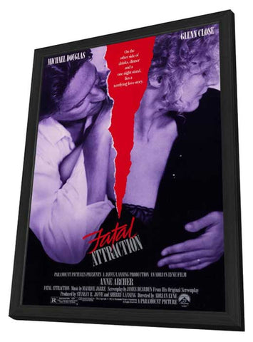 Fatal Attraction 11 x 17 Movie Poster - Style A - in Deluxe Aluminum Frame