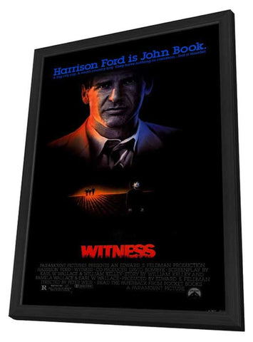 Witness 11 x 17 Movie Poster - Style A - in Deluxe Aluminum Frame