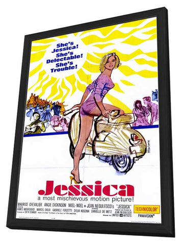 Jessica 11 x 17 Movie Poster - Style A - in Deluxe Aluminum Frame