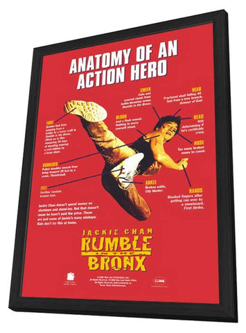 Rumble in the Bronx 11 x 17 Movie Poster - Style A - in Deluxe Aluminum Frame