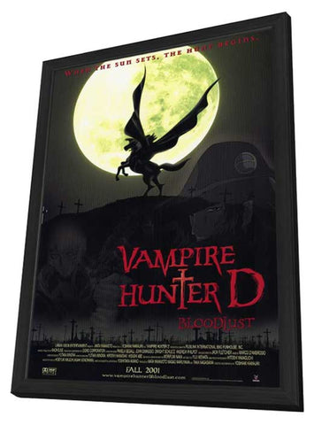 Vampire Hunter D: Bloodlust 11 x 17 Movie Poster - Style A - in Deluxe Aluminum Frame