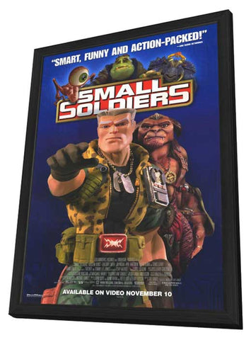 Small Soldiers 11 x 17 Movie Poster - Style B - in Deluxe Aluminum Frame