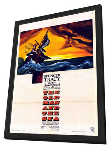 The Old Man and the Sea 11 x 17 Movie Poster - Style A - in Deluxe Aluminum Frame