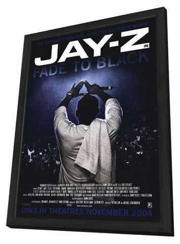 Fade To Black 11 x 17 Movie Poster - Style B - in Deluxe Aluminum Frame