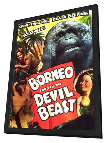 Borneo 11 x 17 Movie Poster - Style B - in Deluxe Aluminum Frame