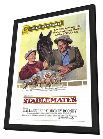 Stablemates 11 x 17 Movie Poster - Style A - in Deluxe Aluminum Frame
