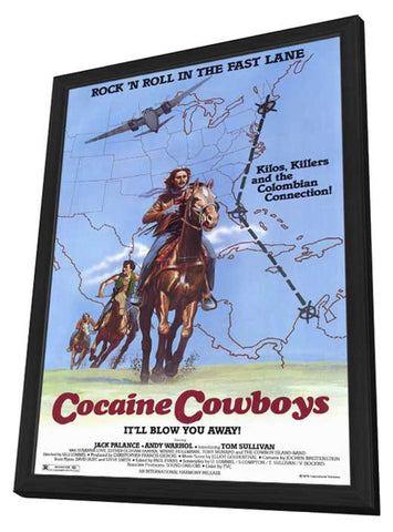 Cocaine Cowboys 11 x 17 Movie Poster - Style A - in Deluxe Aluminum Frame