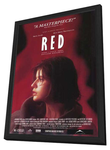 Trois Couleurs: Rouge 11 x 17 Movie Poster - Style B - in Deluxe Aluminum Frame