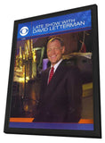 Late Show with David Letterman 11 x 17 TV Poster - Style A - in Deluxe Aluminum Frame