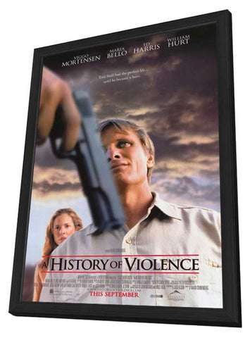 A History of Violence 11 x 17 Movie Poster - Style A - in Deluxe Aluminum Frame