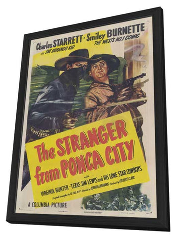 The Stranger from Ponca City 11 x 17 Movie Poster - Style A - in Deluxe Aluminum Frame