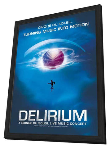 Cirque du Soleil - DELIRIUM 11 x 17 Cirque du Soliel Poster - in Deluxe Aluminum Frame