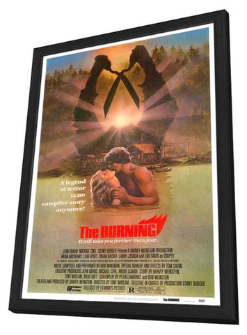The Burning 11 x 17 Movie Poster - Style A - in Deluxe Aluminum Frame