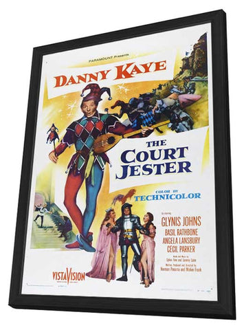 The Court Jester 11 x 17 Movie Poster - Style B - in Deluxe Aluminum Frame