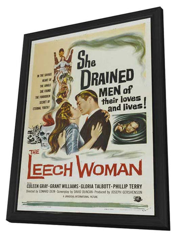 The Leech Woman 11 x 17 Movie Poster - Style A - in Deluxe Aluminum Frame