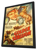 The Golden Stallion 11 x 17 Movie Poster - Style A - in Deluxe Aluminum Frame