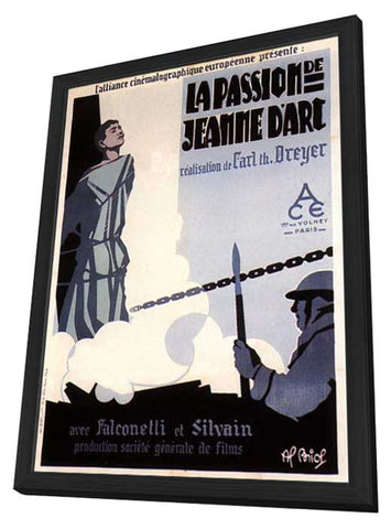 The Passion of Joan of Arc 11 x 17 Movie Poster - French Style C - in Deluxe Aluminum Frame
