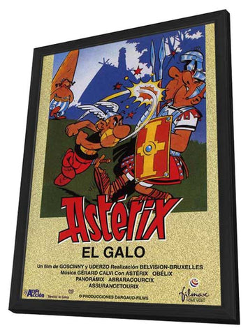 Asterix the Gaul 11 x 17 Movie Poster - Spanish Style A - in Deluxe Aluminum Frame