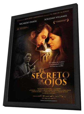 The Secret of Her Eyes 11 x 17 Movie Poster - Spanish Style A - in Deluxe Aluminum Frame